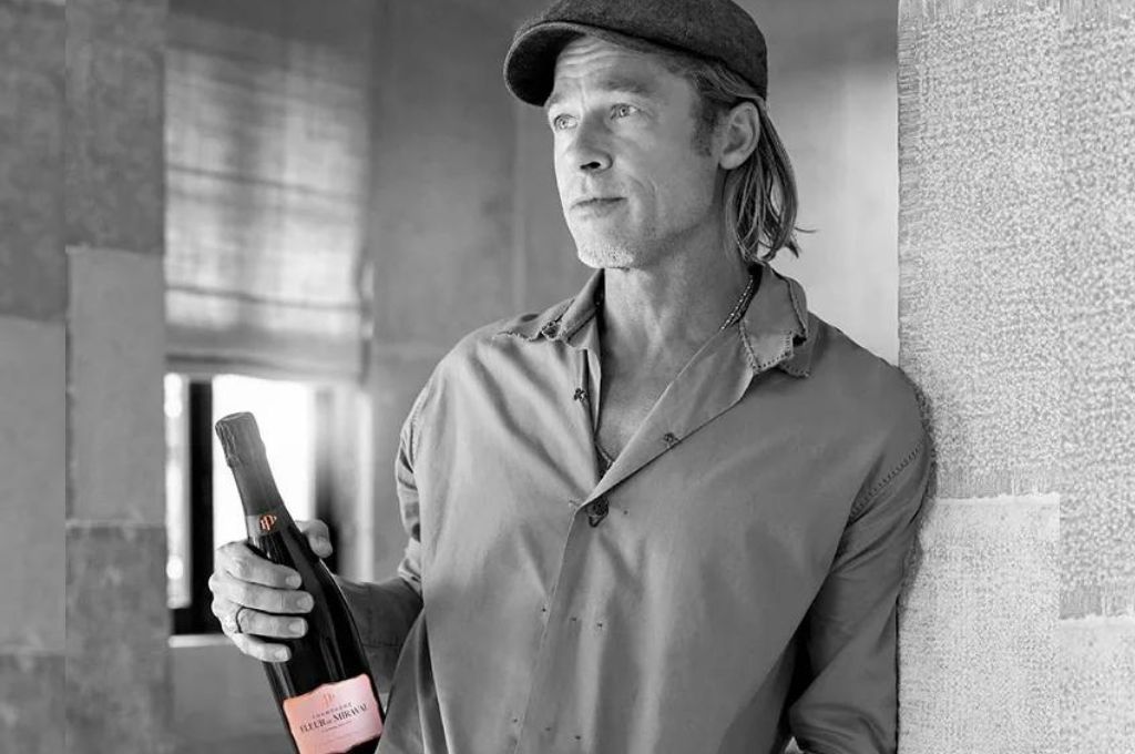 Fleur de Miraval: el exclusivo champán rosado de Brad Pitt con el que se brindará en la gala de los Oscar