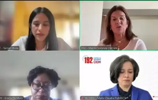 Esposa del preso político Perkins Rocha expuso el caso en sesión de CIDH: TEME POR LA SALUD DEL ABOGADO (Video)