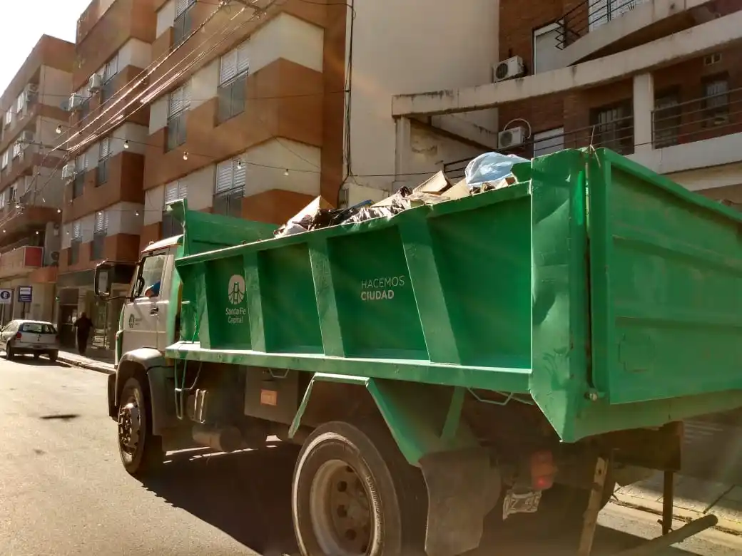 Año nuevo: el municipio realizó barrido y limpieza en diferentes sectores