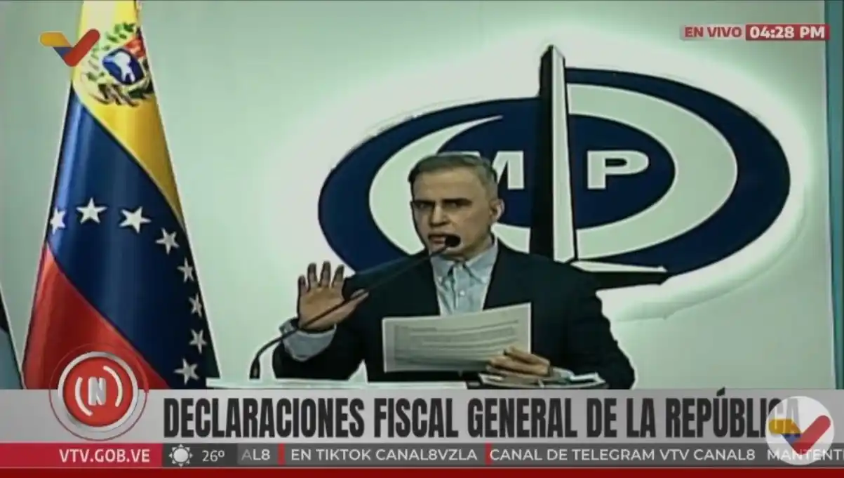 Ministerio Público venezolano abre investigación y solicita orden de captura contra presidente argentino Javier Milei