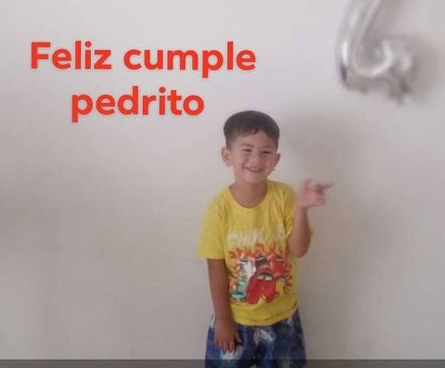 Feliz cumpleaños, Pedro