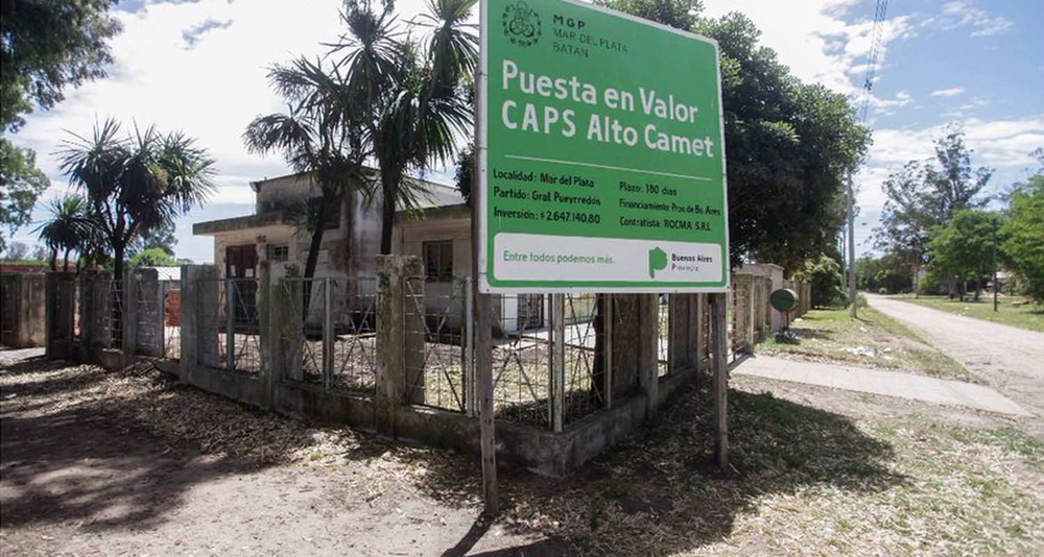 A comienzos de septiembre se inaugurará el CAPS de Alto Camet