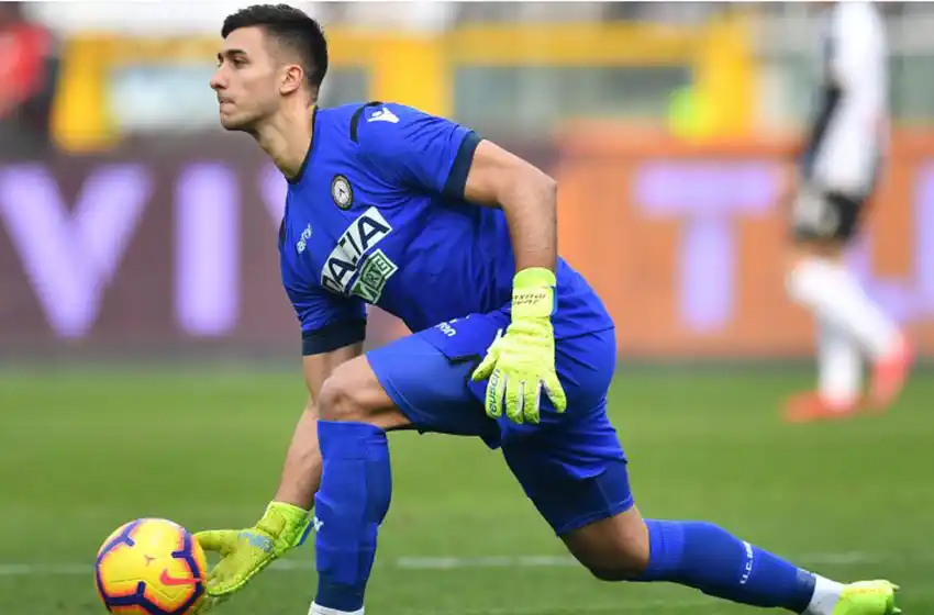 Juan Musso, el elegido por Scaloni para reemplazar a Esteban Andrada