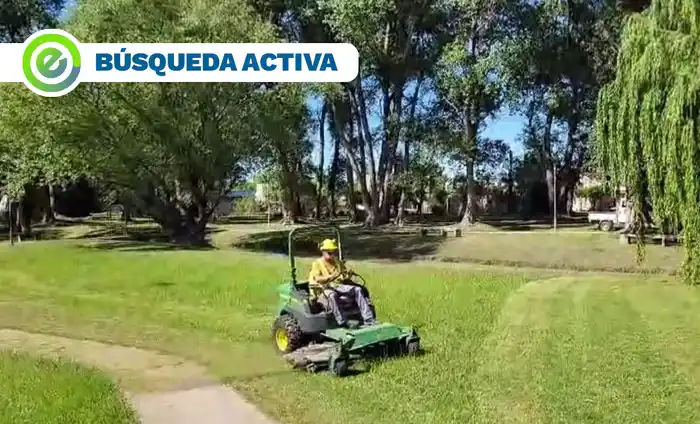 Se busca personal para trabajar en espacios verdes