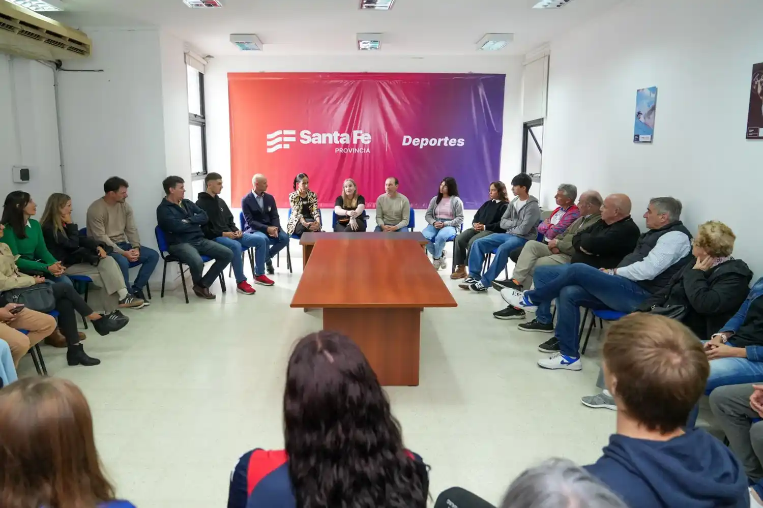 El encuentro en donde se realizó la entrega de aportes.