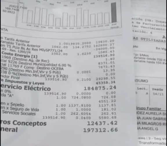 Factura de luz: "la palabra hdp le queda corta"
