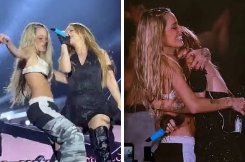 La dupla cantó "Favorita, uno de los éxitos de la sobrina de Diego Torres