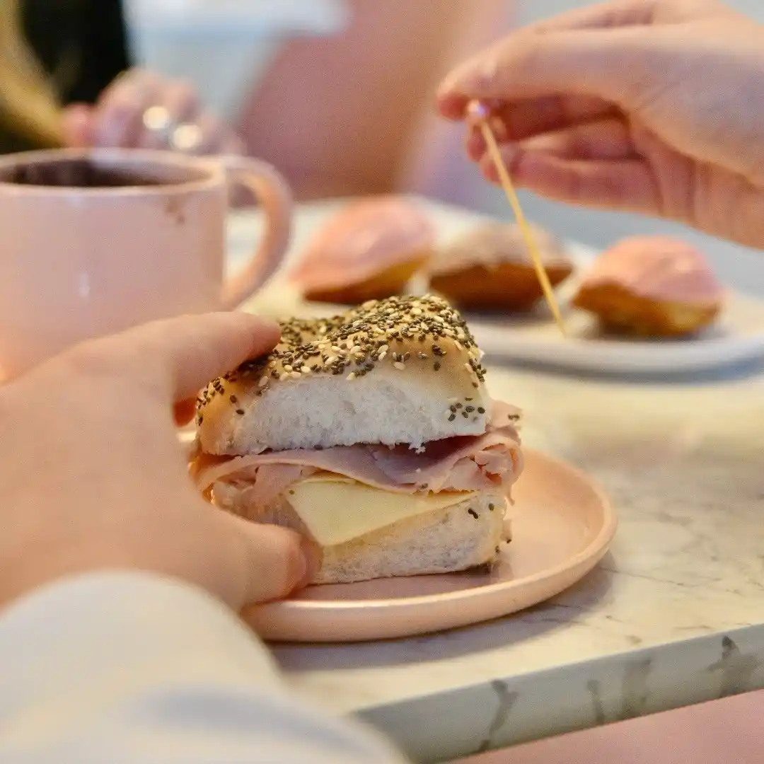 Bagel en Panna Cotta