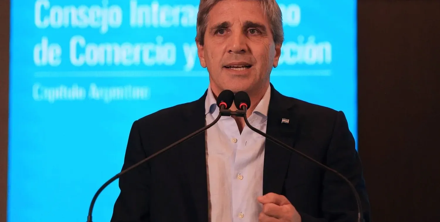 Luis Caputo, ministro de Economía.