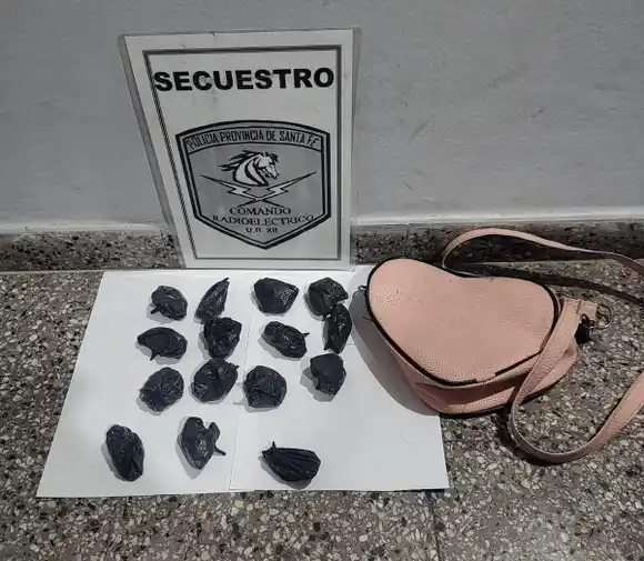 Microtráfico: hallaron quince envoltorios con estupefacientes en la cartera de una joven