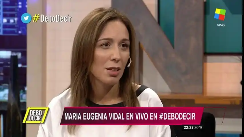 Vidal defendió a Macri por Panamá Papers y el Correo: "Pongo las manos en el fuego"