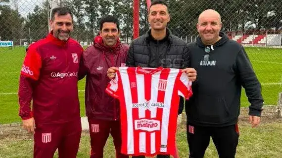 Scaloni vio un partido de la liga casildense.