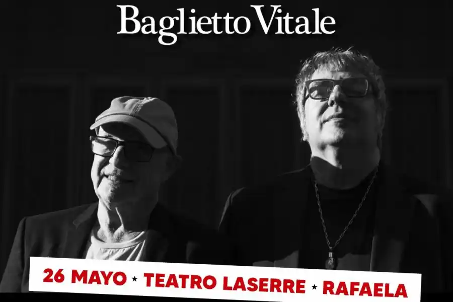 El dúo Baglietto-Vitale presentan "Ahora Rock" en el Teatro Lasserre