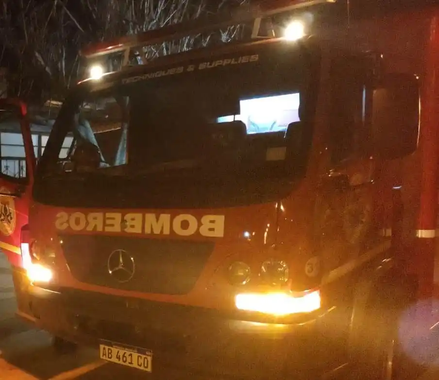 Bomberos voluntarios apagaron un incendio en Tresa Eco