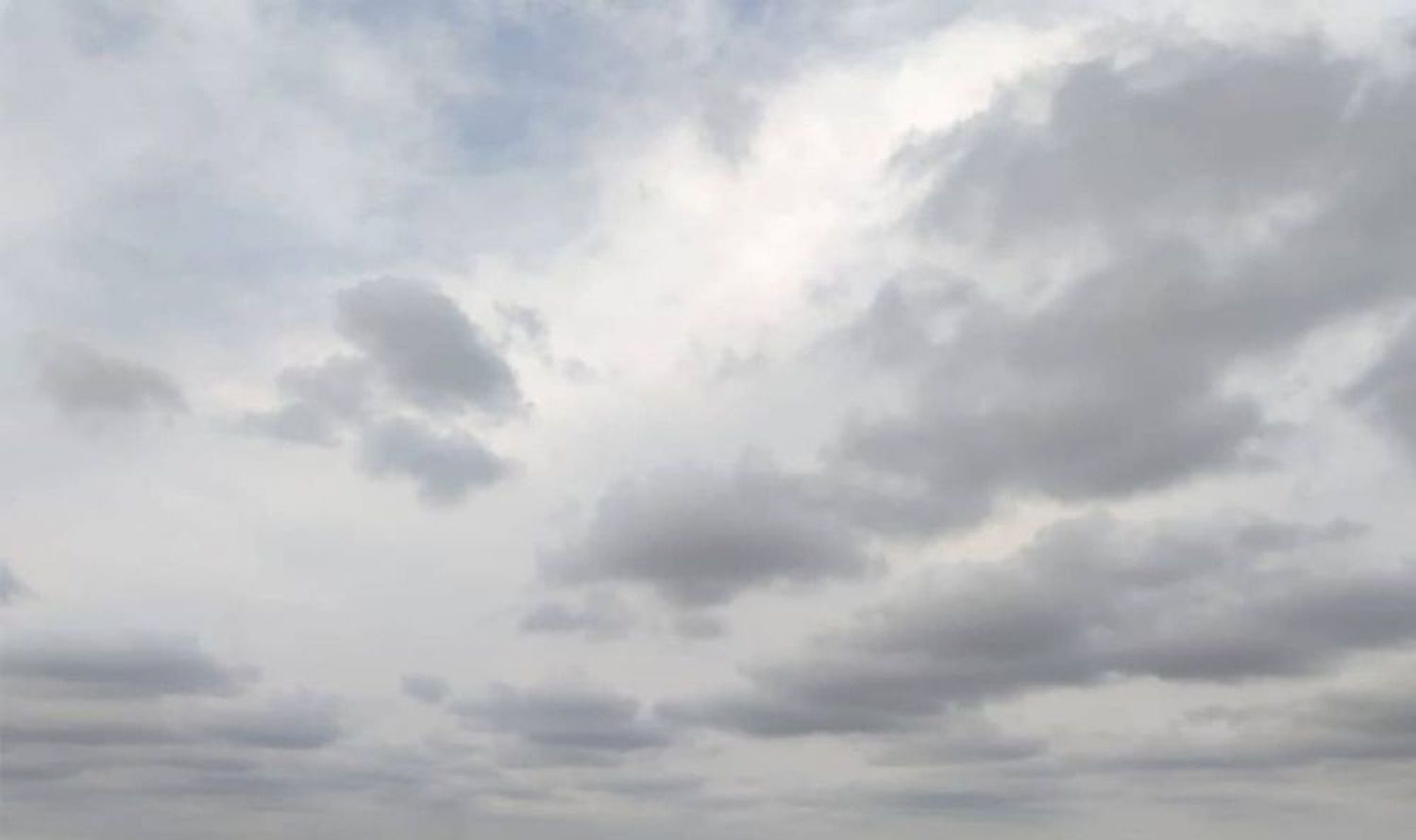 Las nubes se impondrán a lo largo de este fin de semana. Imagen ilustrativa