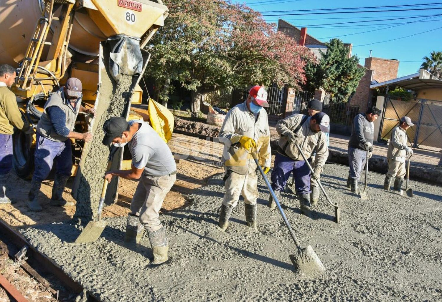 Venado: aumentan obras en barrios con pavimentación y bacheo
