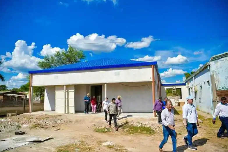 La construcción del Hospital de Güemes
tiene un avance que ronda el 80%