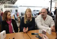 Enfocada en la cuestión de género y las pymes, Stolbizer apoyó la candidatura de Almenta