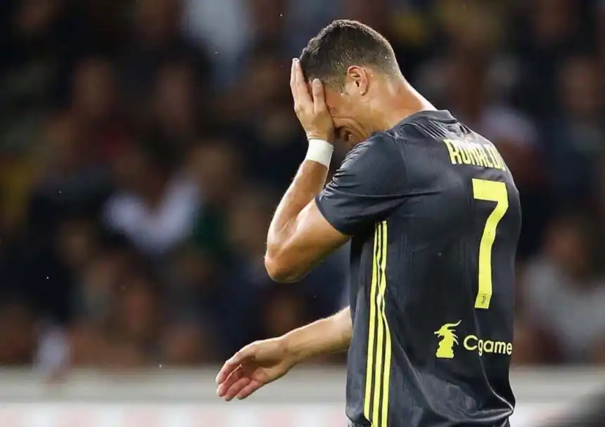 Cristiano Ronaldo es expulsado en su debut con la Juve en UCL