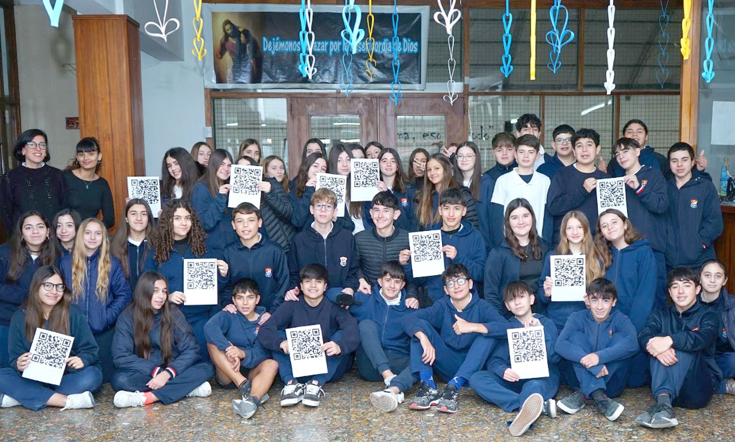 Estudiantes. Pertenecen a 2º año del secundario