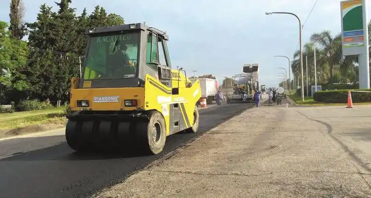 Repavimentan Crucero General Belgrano