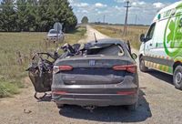 Murió un tandilense de 22 años tras un choque frontal en la Ruta Nacional 226