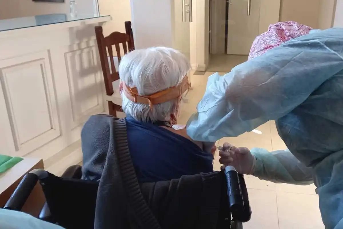 Culminó la vacunación antigripal en las residencias de adultos mayores