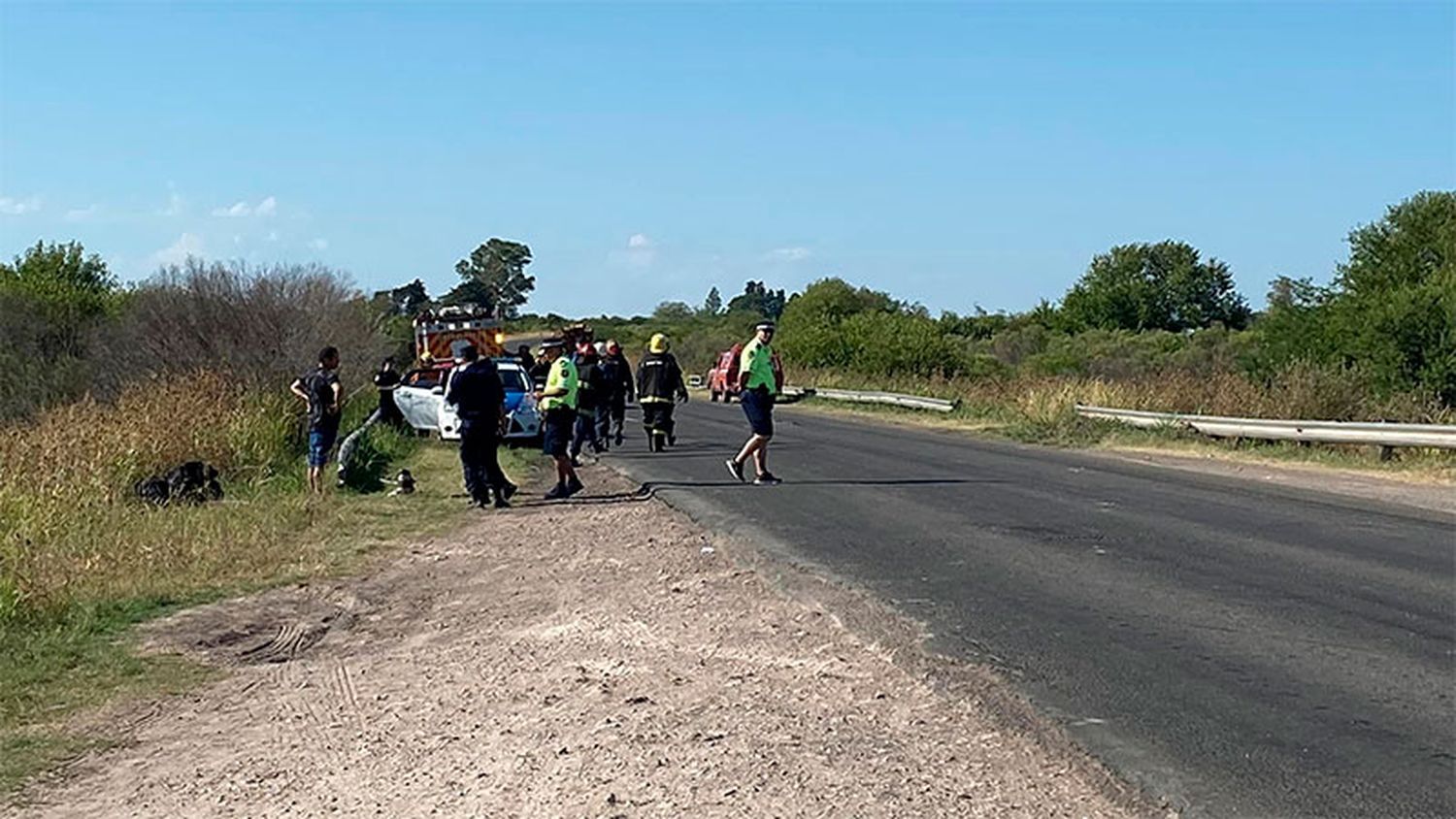 Confirmaron el fallecimiento del hombre que volcó ayer en Tala