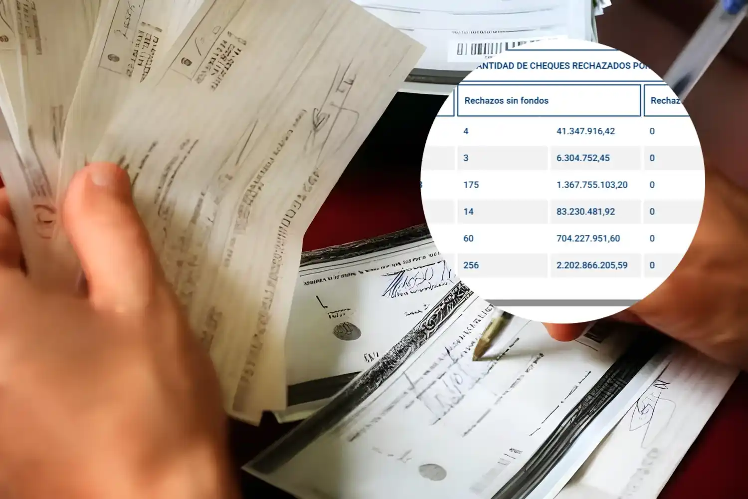 Los cheques rechazados de Mazzetto suman más de 2200 millones de pesos.