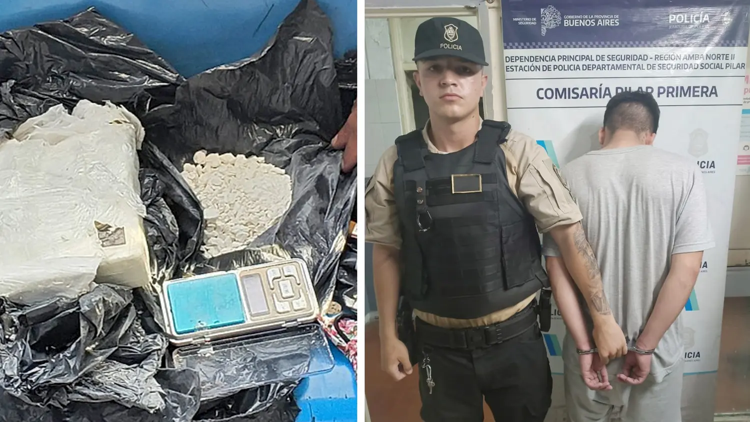 Los aprehendidos quedaron imputados por Tenencia de drogas con fines de comercialización.