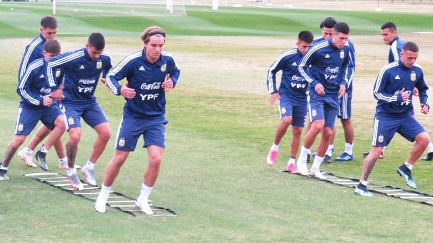 La Sub 23 empezó a entrenar de cara a la gira en Marbella