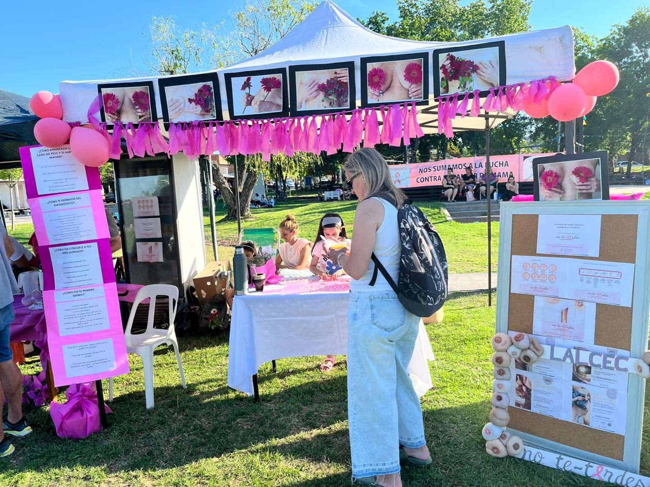 Lalcec convocó a diversas instituciones locales de salud a participar con stands en el evento