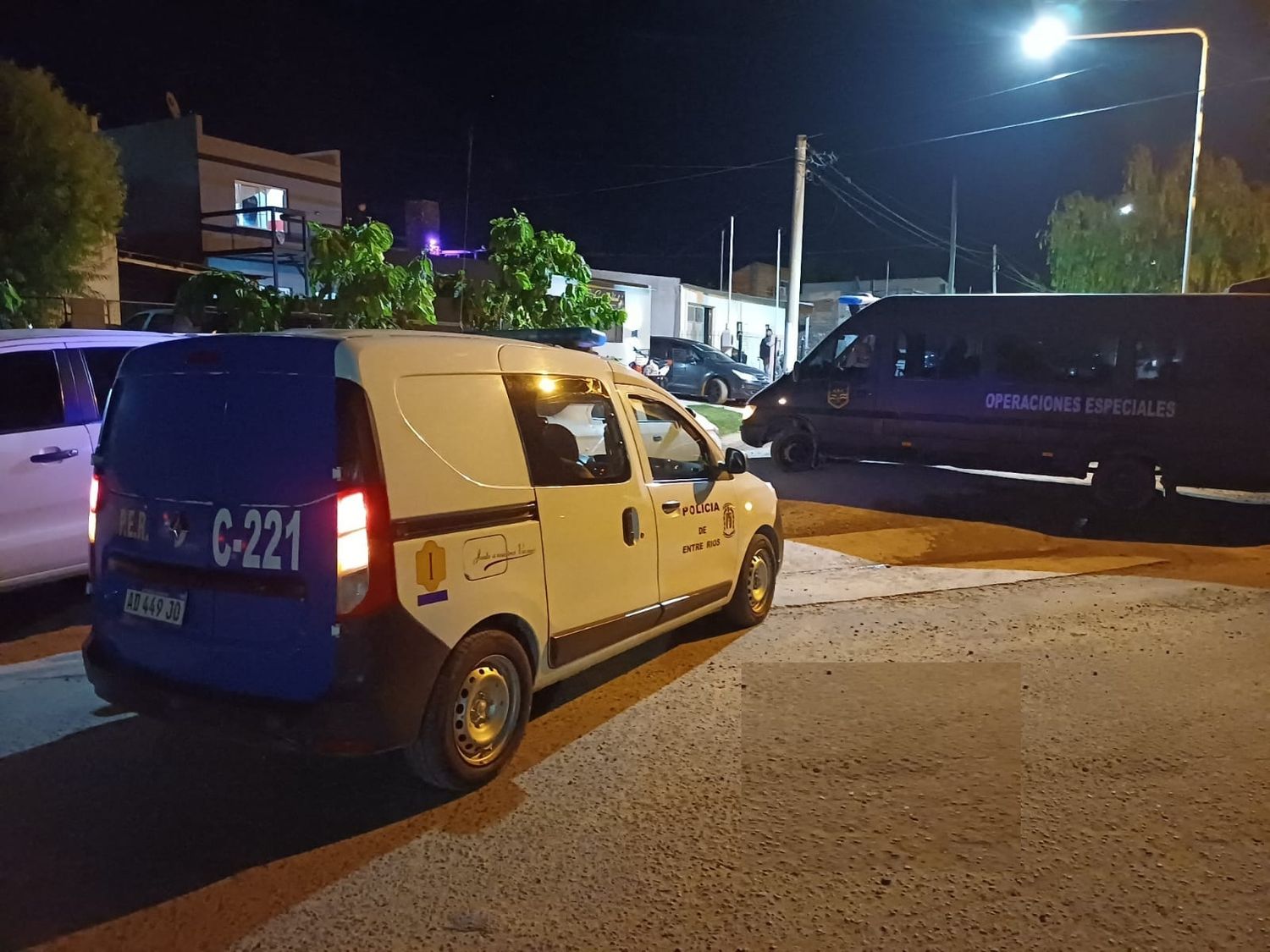 Operativo policial por comercialización de drogas en Crespo