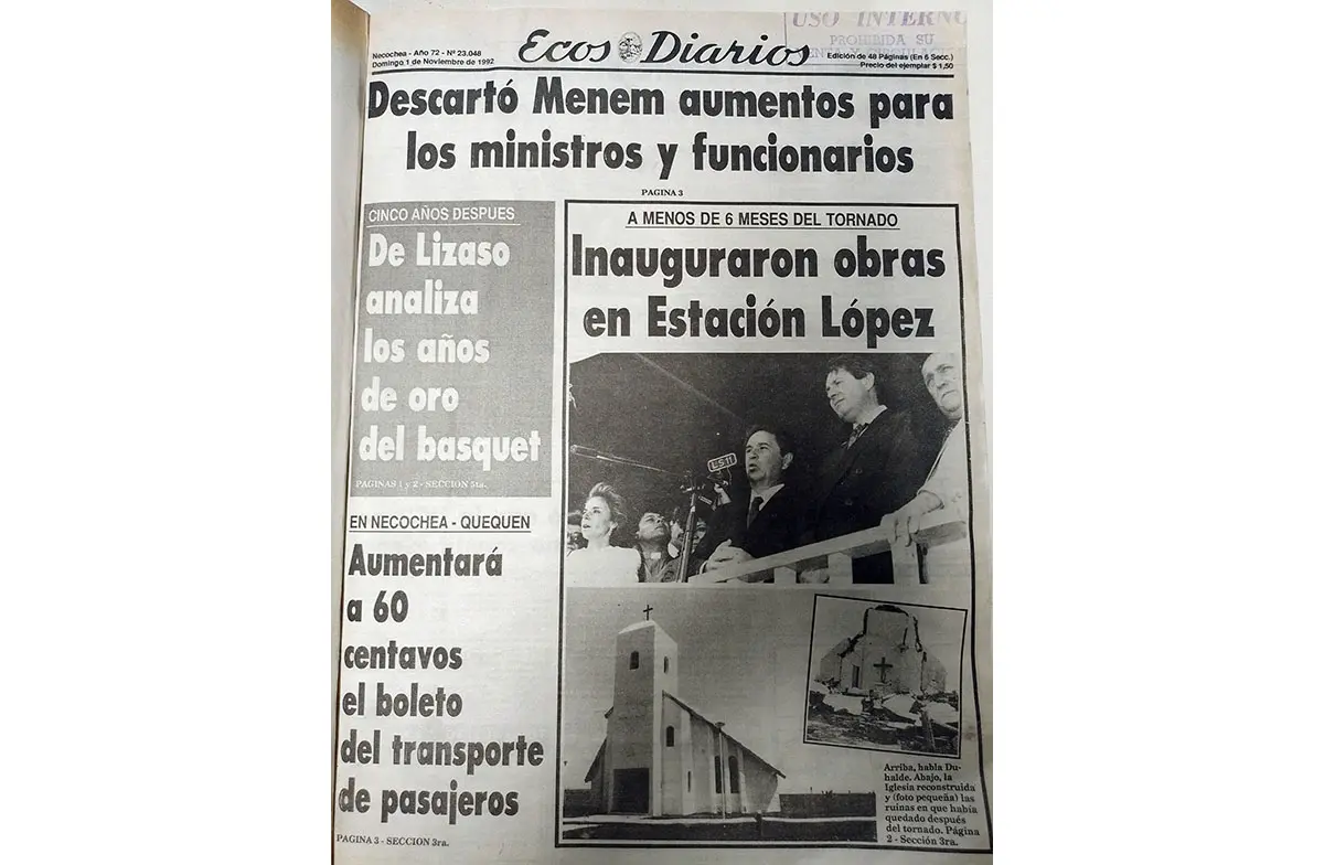 Martes 1 de diciembre de 1992