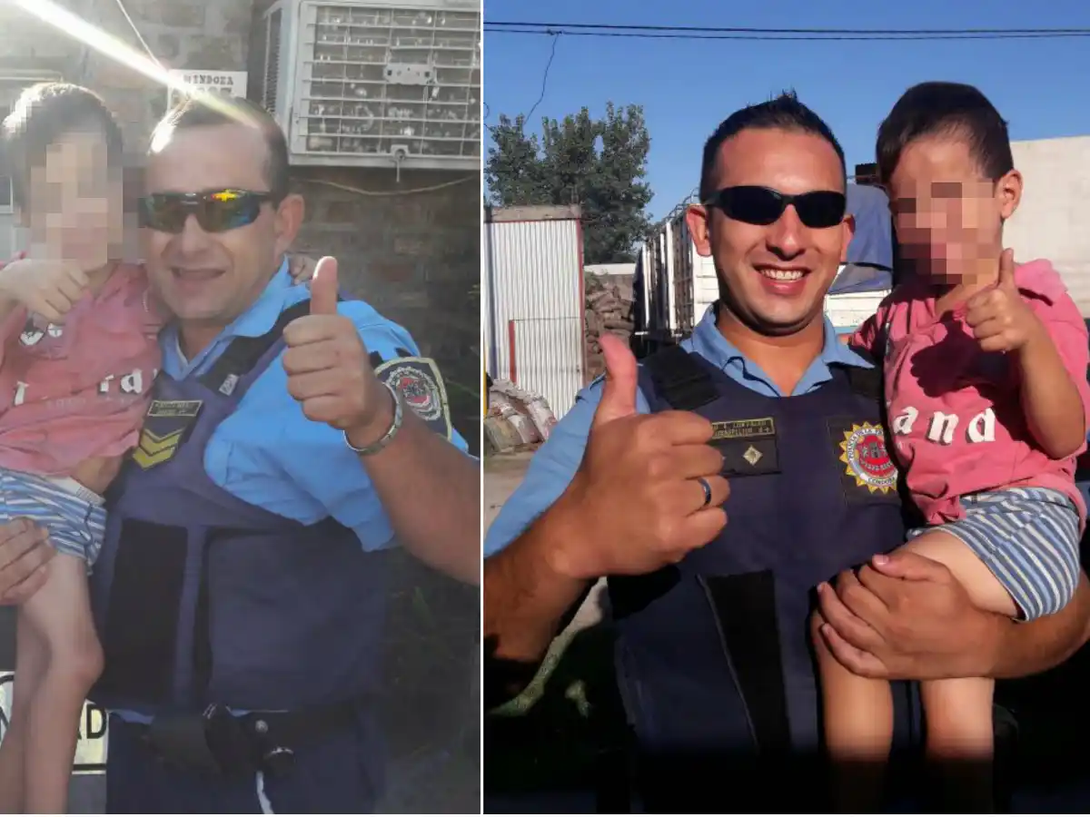 El niño que ingirió lavandina conoció a los policías que lo salvaron   