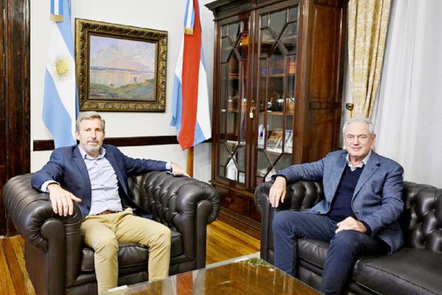 Frigerio mantuvo una reunión con el diputado Benedetti