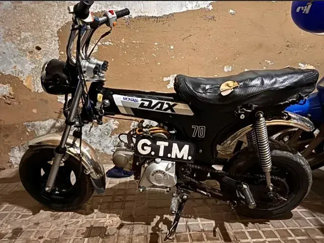 La moto fue secuestrada.