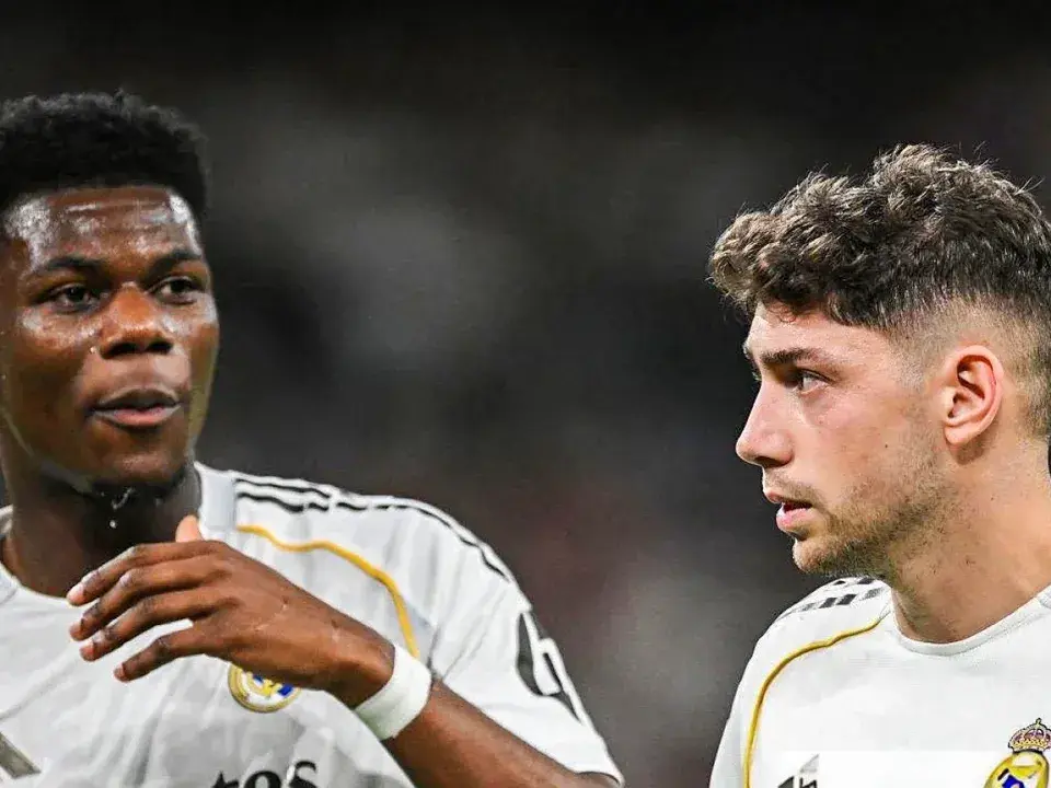 El Real Madrid le abrió un expediente disciplinario a Tchouameni y a Valverde por al "pelea" en el entrenamiento .Foto:AS