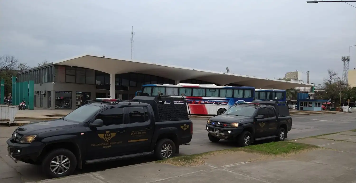 El secuestro de la marihuana se hizo en la Terminal de Ómnibus de nuestra ciudad
