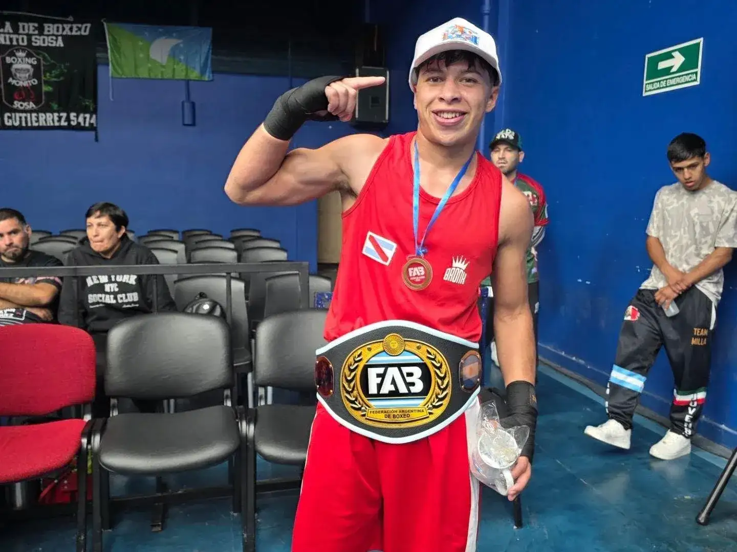 Tiziano "El Terrible" Hermosilla se consagró campeón argentino juvenil de boxeo