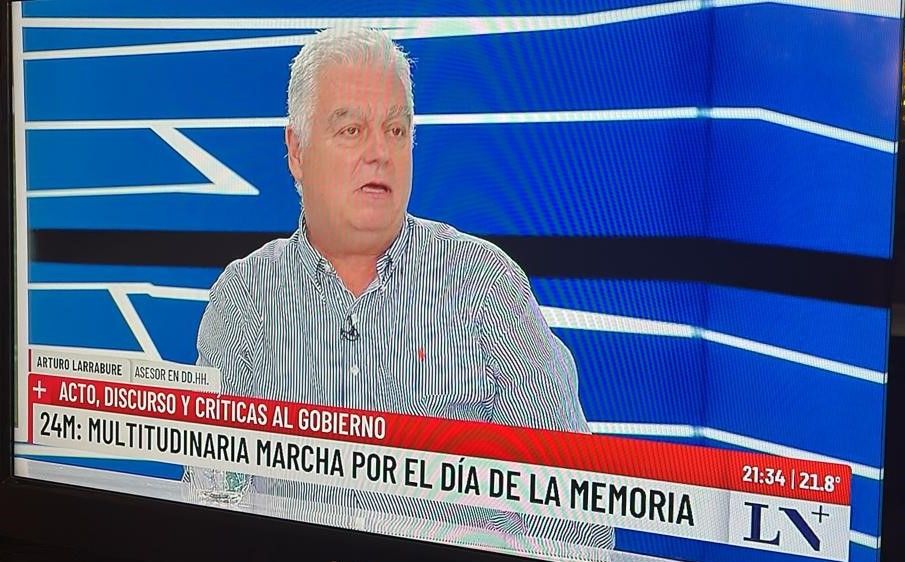 Larrabure: “Si te enfrascas en el odio, en la venganza, en el rencor, no podes vivir”