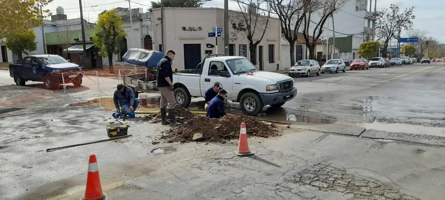 Cortaron el tránsito en las esquinas de Avellaneda y Fuerte Independencia y Chacabuco y Constitución