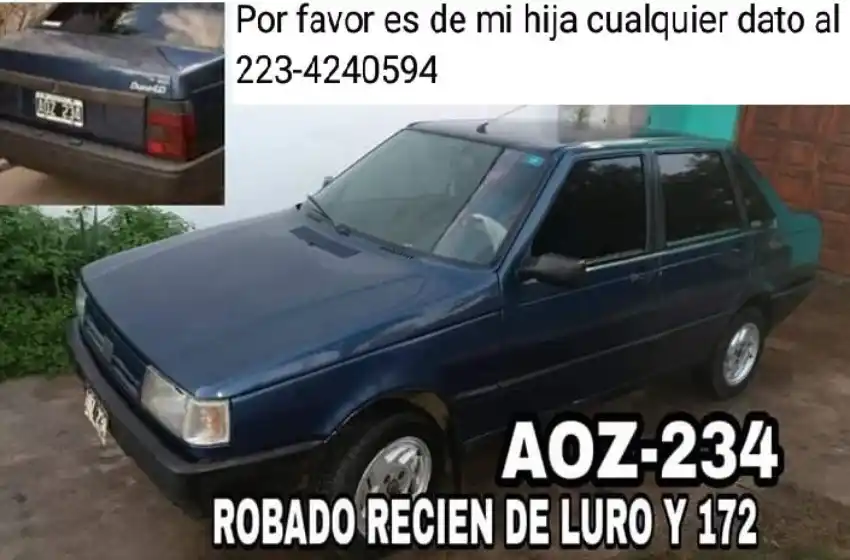 Le robaron el auto con el que iba a trabajar para evitar el colectivo durante la cuarentena