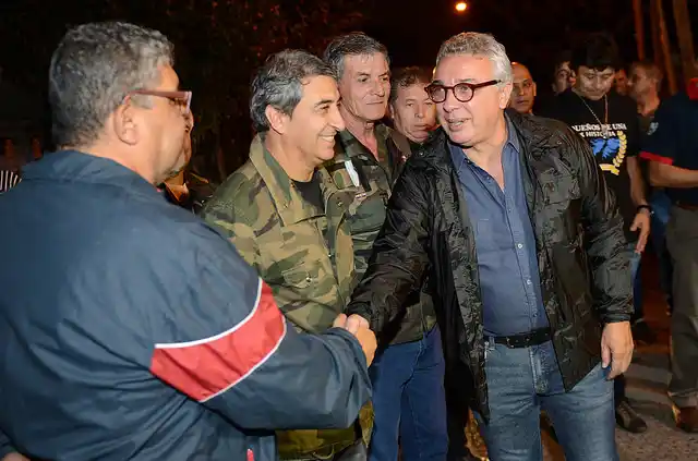 Tigre: Julio Zamora participó de la tradicional vigilia en homenaje a los excombatientes de Malvinas