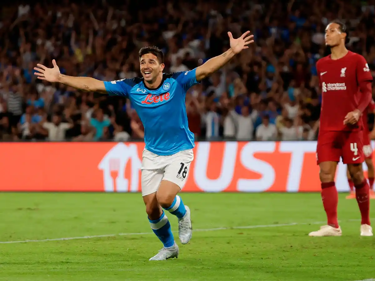 “Gio” Simeone anotó su primer gol en la Champions