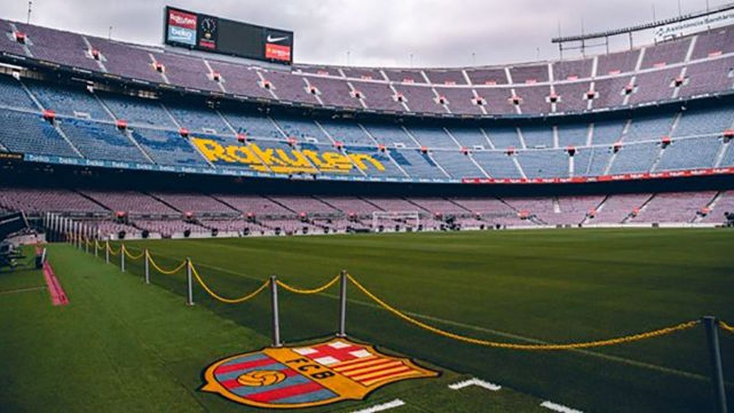 Imagen de archivo del Camp Nou, que en la actualidad esta sujeto a remodelaciones.