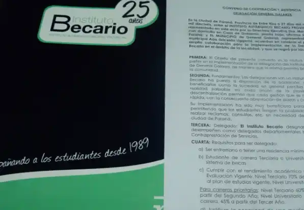 Galarza: Se firmó convenio con el Inaubepro