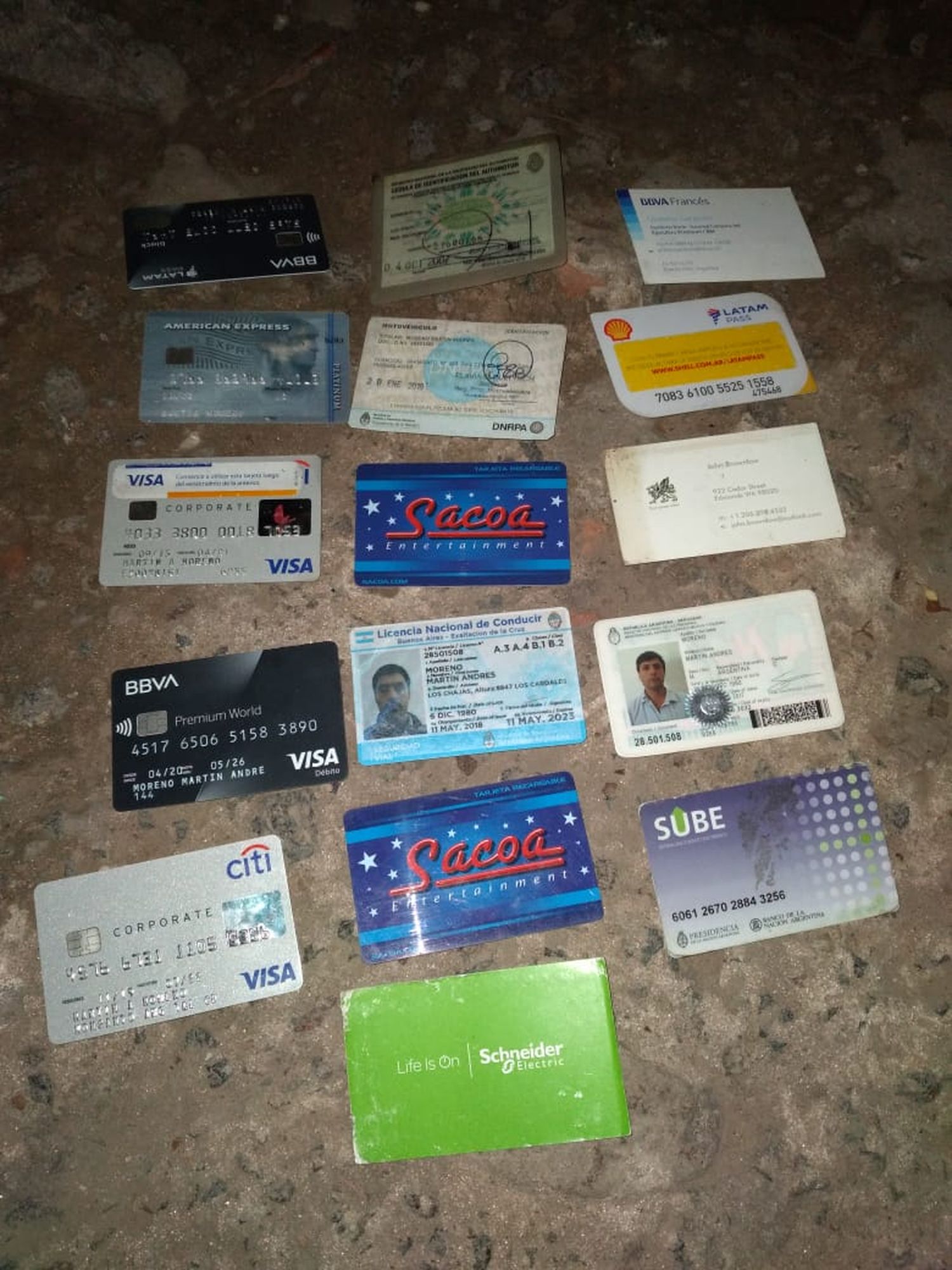Encontraron billetera con documentación