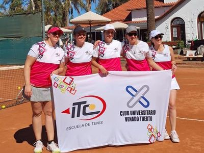 El tenis de Venado Tuerto brilló en Villa María y revalidó el título en la Categoría A