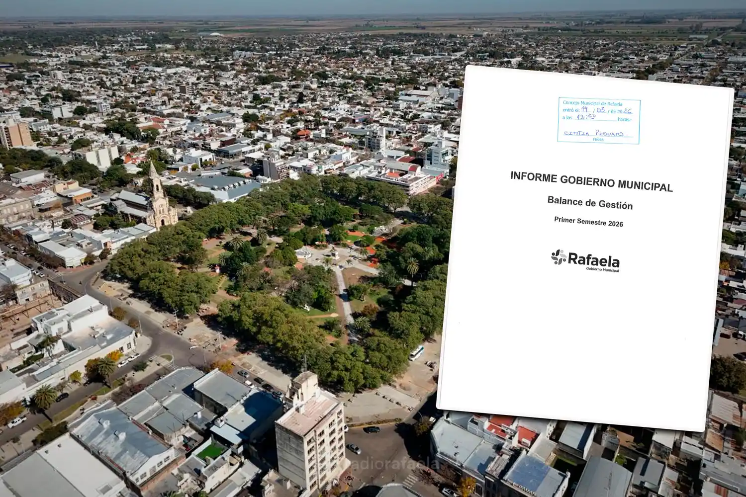 El informe de gestión de Rafaela, resumido: los datos clave del primer semestre, las obras y los avances más importantes